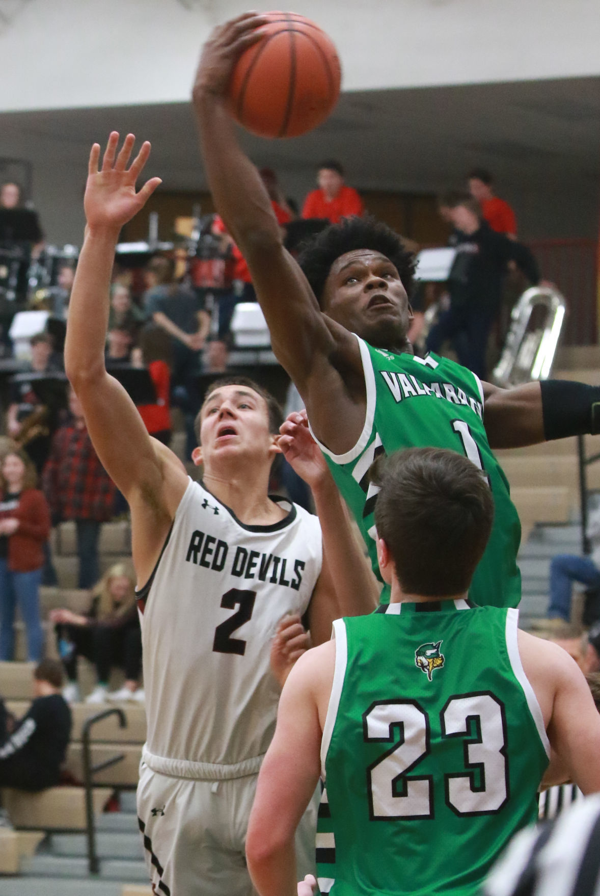 Boys basketball - Valparaiso at Lowell
